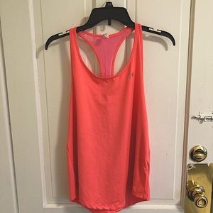 Neon pink tank top